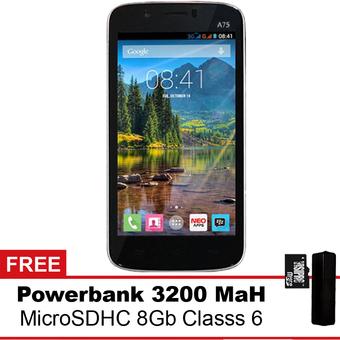 Mito A75 - 4GB - Putih + Powerbank + MMC 8Gb  
