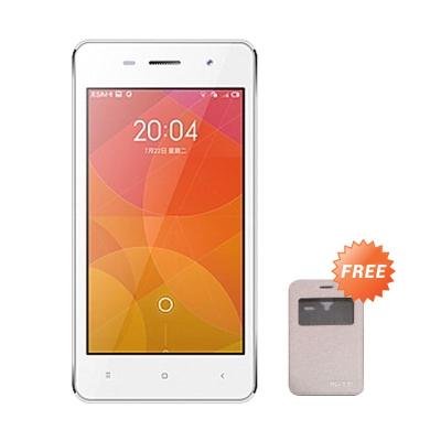 Mito A82 Putih Smartphone [4 GB] + Flip Cover Casing