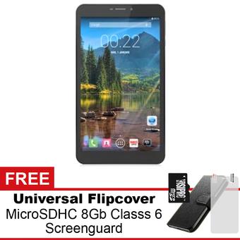 Mito Fantasy Tablet T888 - 8 GB - Hitam + Gratis MicroSDHC 8Gb Class 6 (Full App & Game) + Universal Flipcover + Screenguard  