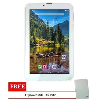 Mito T89 Tablet 7" - 4GB - Putih + Gratis Flipcover  