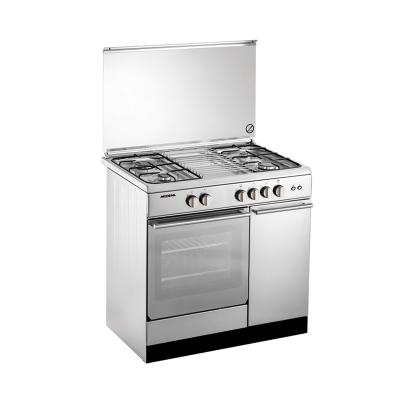 Modena FC7941S Kompor with Oven Freestanding [4 Tungku/90 cm/Stainless Steel]
