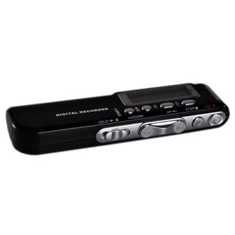 Moonar Digital Voice Recorder MP3 Player - 8 GB - Hitam  