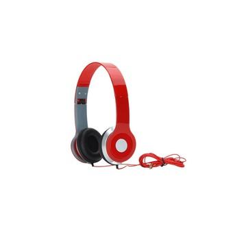 Moonar Foldable Over-The-Ear Headphones Red  