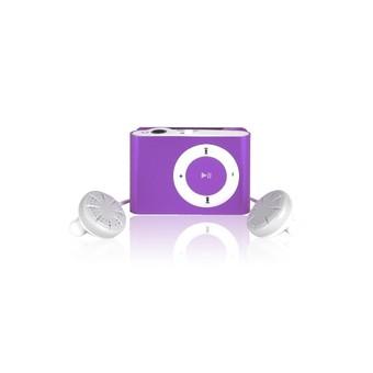 Moonar Mini MP3 USB and TF Card Slot Purple  