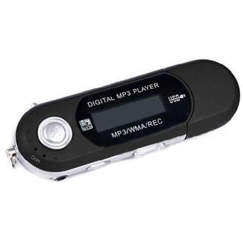 Moonar Mini USB TF Card Slot Supported High Speed USB Disk MP3 Player (Black) (Intl)  
