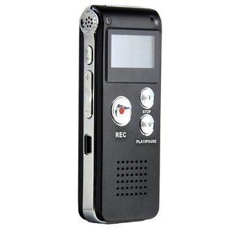 Multifunctional Rechargeable 4GB 650HR Digital Audio Voice Recorder Dictaphone MP3 Player(Black) (Intl)  