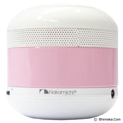 NAKAMICHI Bluetooth Speaker with FM Radio [NBS 2N] - White/Pink