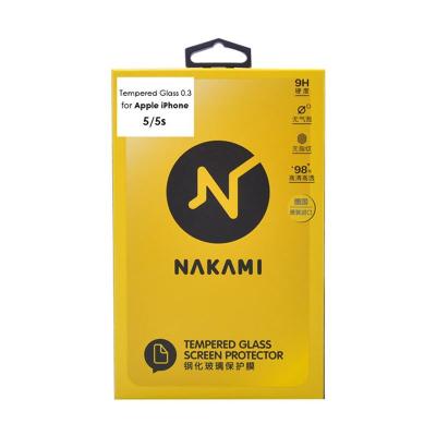 Nakami Tempered Glass 0.33mm Screen Protector for iPhone 5/5s/5c