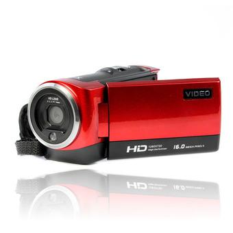 New 2.7" TFT LCD 16MP HD 720P Digital Video Recorder Camera 16x Digital ZOOM DV Red (Intl)  