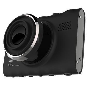 New C19 Driving Recorder Monitor 1080P HD Wide-angle Lens Mini Machine (Black)  