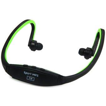 New Style TF Card On-head Sports MP3 Player (Green)  