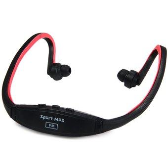 New Style TF Card On-head Sports MP3 Player (Red)  