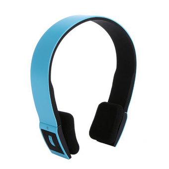 NiceEshop Portable 2.4G Wireless Bluetooth V3.0+EDR Stereo Headset Headphone with Microphone (Blue/ White)  