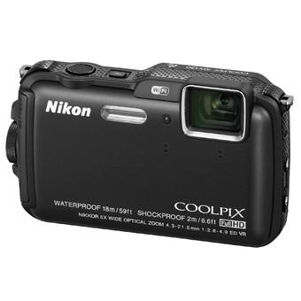 Nikon Coolpix AW120 16 MP Waterproof Digital Camera_Black  