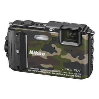 Nikon Coolpix AW130 - 16 MP - Green Army  