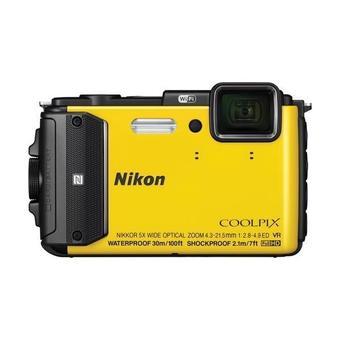 Nikon Coolpix AW130 Waterproof Digital Camera (Yellow)  