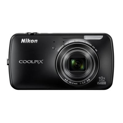 Nikon Coolpix Android Camera S800C - 16MP - 10x Optical Zoom - Hitam
