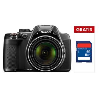 Nikon Coolpix P530 Hitam + SD 8 GB  