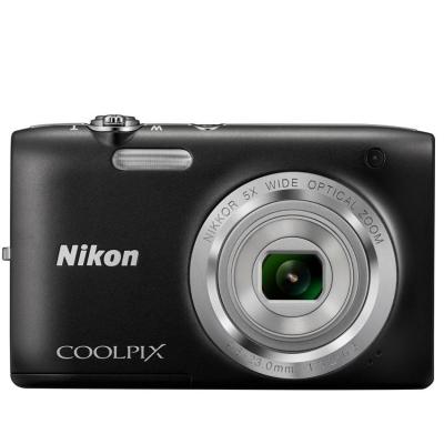Nikon Coolpix S2800 - 20.1 MP + 8GB + Case - Hitam