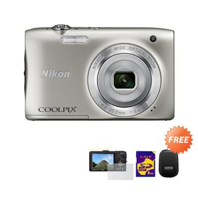 Nikon Coolpix S2900 Digital Kamera Pocket [Paket Komplit Ready to Use]