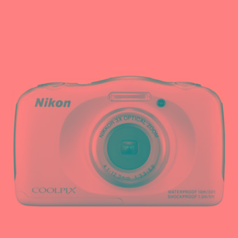 Nikon Coolpix S33 - 13MP - Putih  