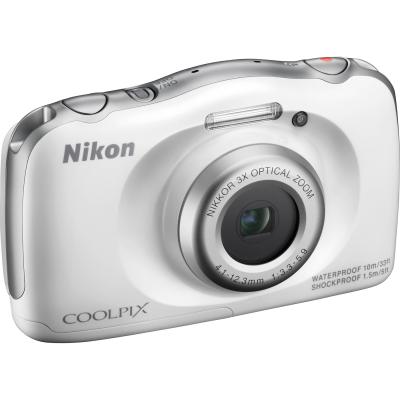 Nikon Coolpix S33 Compact Underwater Camera - Putih