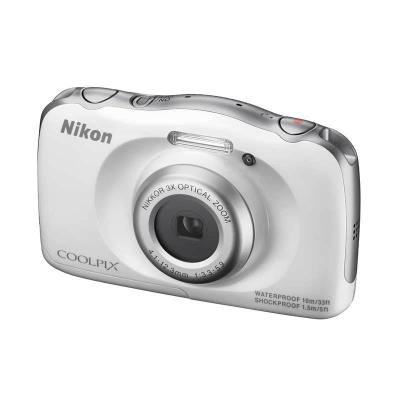 Nikon Coolpix S33 White Kamera Pocket