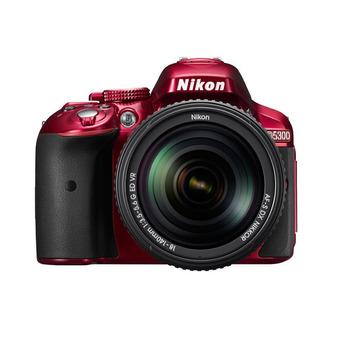 Nikon D5300 24.2 MP DSLR Camera with 18-140mm Lens Kit Red  