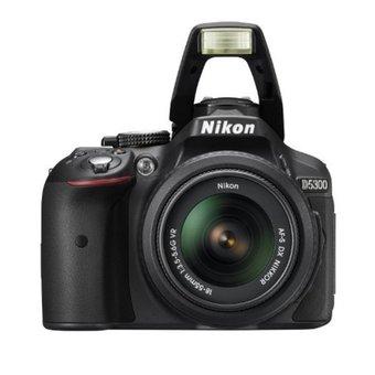 Nikon D5300 Body - 24.2MP - Lensa Kit 18-55mm non VR - Hitam  