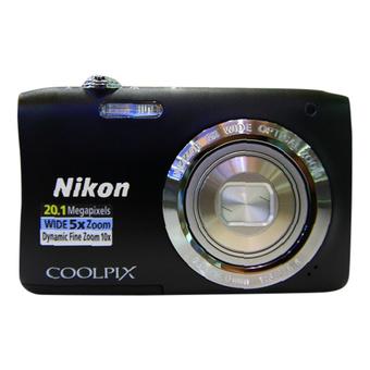 Nikon S2900 Digital Kamera Pocket - 20 MP - 5X Optical Zoom - Hitam  