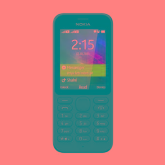 Nokia 215 - Hitam  