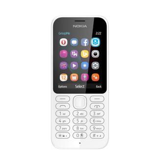 Nokia 222 Dual Sim - 16MB - Putih  