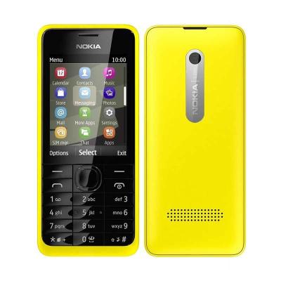Nokia 301 Dual SIM Yellow - Handphone