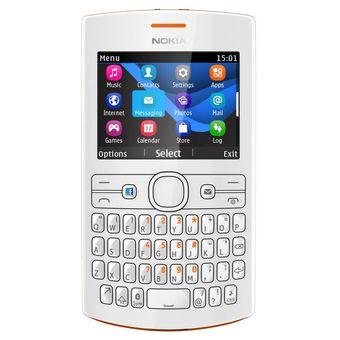 Nokia Asha 205 - Dual GSM - White Orange  