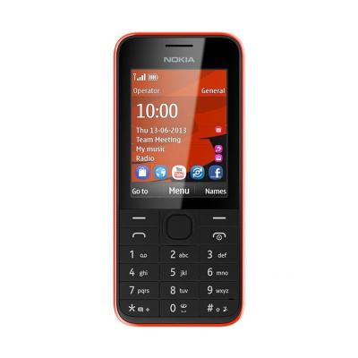 Nokia Asha 208 Merah Handphone