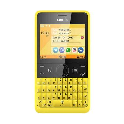 Nokia Asha 210 Dual SIM Yellow - Handphone