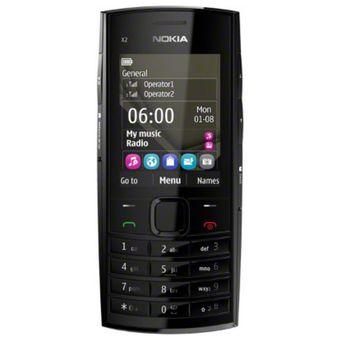 Nokia X2-02 - Dual GSM - Hitam  