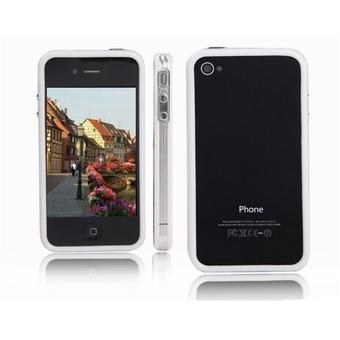 OEM CO-49 Plastic Protective Ultra-slim iPhone 4 & 4S Bumper Frame Skin Case Cover with Power Switch Volume Control  