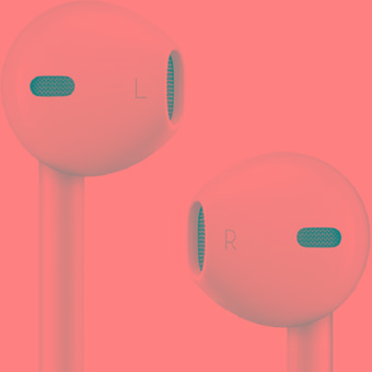 OEM EarPods for iPhone 5/5s/5c/6/6+/iPod/ipad - Putih  