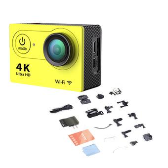 OH H9 2.0 Inch 170 Degree Wide Angle Full HD 4K Wi-Fi Sport Action Camera Yellow (Intl)  