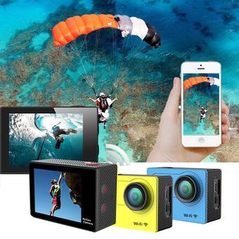 OH H9 2.0 Inch 170 Degree Wide Angle Full HD 4K Wi-Fi Sport Action Camera Black (Intl)  