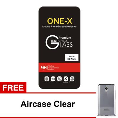 ONE-X Tempered Glass Screen Protector for Meizu M2 Note [5.5 Inch] + Free Aircase