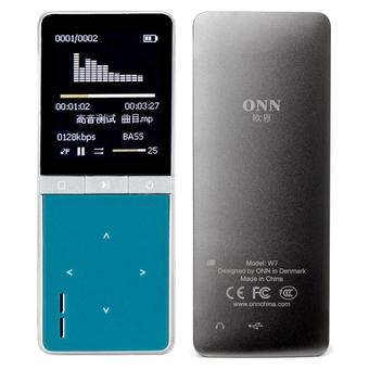ONN W7 8GB Voice Recorder Speaker MP3 Player (Blue) (Intl)  