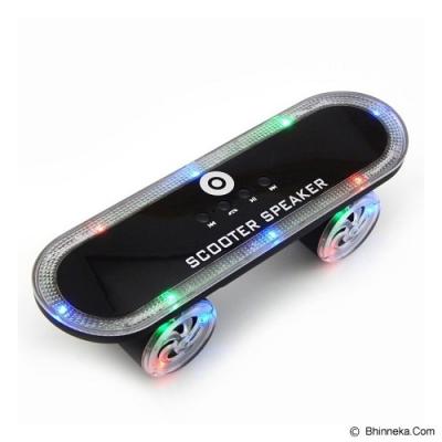 OPTIMUZ Portabel Bluetooth LED Light Scooter - Black
