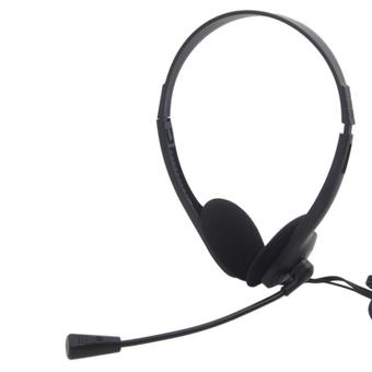 OV-L900MV 3.5mm Stereo Headphone Microphone for PC/Notebook (Black)  