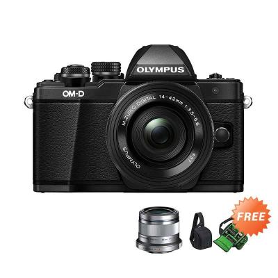 Olympus OM-D E-M10 II Kit 14-42mm Hitam Kamera Mirrorless