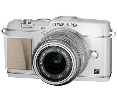 Olympus PEN E-P5 14-42mm 16.1 MP - Putih Silver