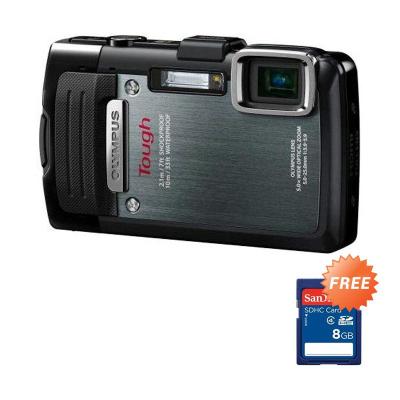 Olympus Stylus Tough TG-830 Hitam Kamera Pocket + Memory Card 8 GB