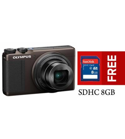 Olympus Stylus XZ-10 Digital Kamera Pocket 12MP - Cokelat + Free Memory Card 8 GB New Olympus Stylus XZ-10: Kamera Saku Dengan Lensa Lebar