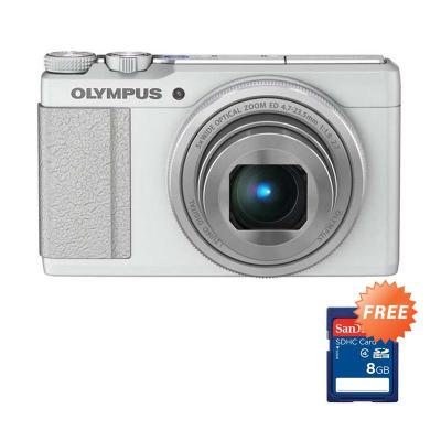 Olympus Stylus XZ-10 Putih Kamera Pocket + Memory Card 8 GB
